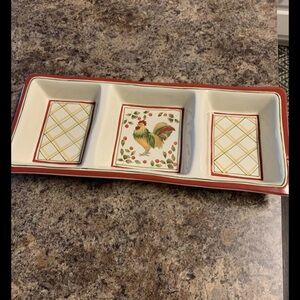 Royal Doulton  Chanticlair Three Section Serving Tray